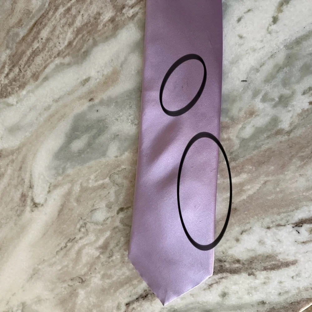 100% Silk Lilac Purple Dress Tie  - Formal Homecoming Wedding Guest